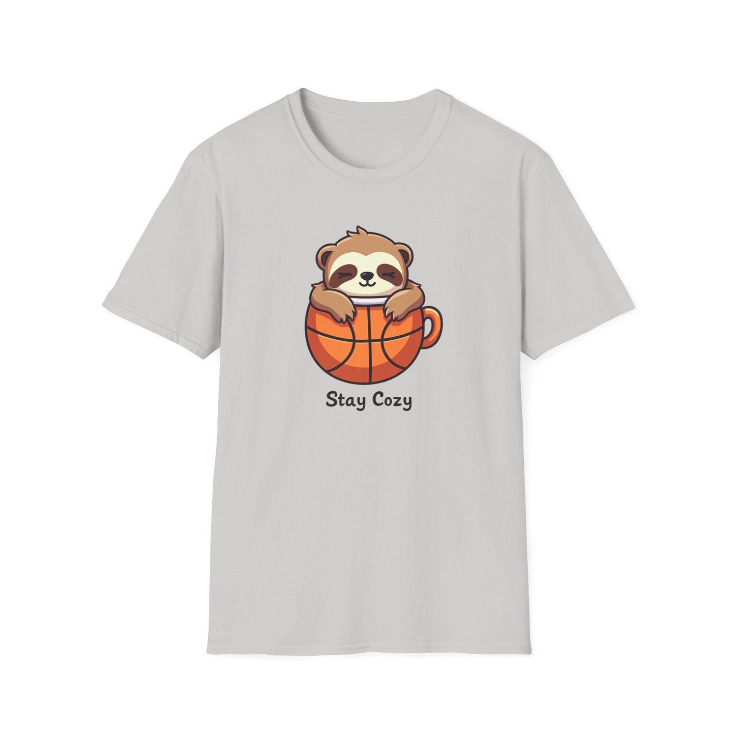 Cozy Sloth Basketball Cup T-Shirt
