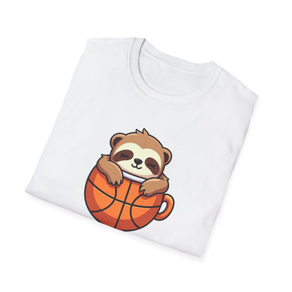 Cozy Sloth Basketball Cup T-Shirt